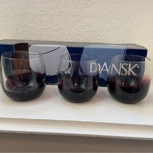 (4) Dansk glasses set